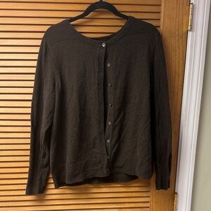 Eddie Bauer Charcoal Knit Sweater